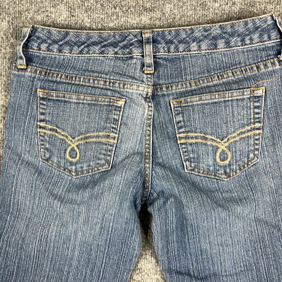 American Rag Jeans Womens Size 3R Blue Bootcut Mid Rise Stretch Classic Denim - Picture 10 of 11